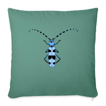 Rosalie of the Alps - Sofa pillowcase 17,3'' x 17,3'' (45 x 45 cm) - cypress green - Front