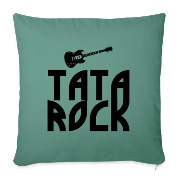 Tata rock - Sofa pillowcase 17,3'' x 17,3'' (45 x 45 cm) - cypress green - Front