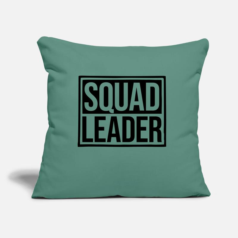 Squad Leader Shield Design Sofa pillowcase 17,3'' x 17,3'' (45 x 45 cm)