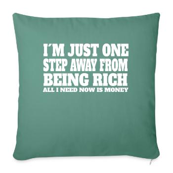 funny sayings funny saying gift funny - Sofa pillowcase 17,3'' x 17,3'' (45 x 45 cm) - cypress green - Front