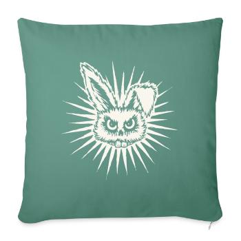 Rrrabbit - Housse de coussin décorative 45 x 45 cm - vert sapin - Devant