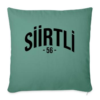 Siirt 56 Turquie Turquie Turquie Cadeau Vacances Kurde - Housse de coussin décorative 45 x 45 cm - vert sapin - Devant