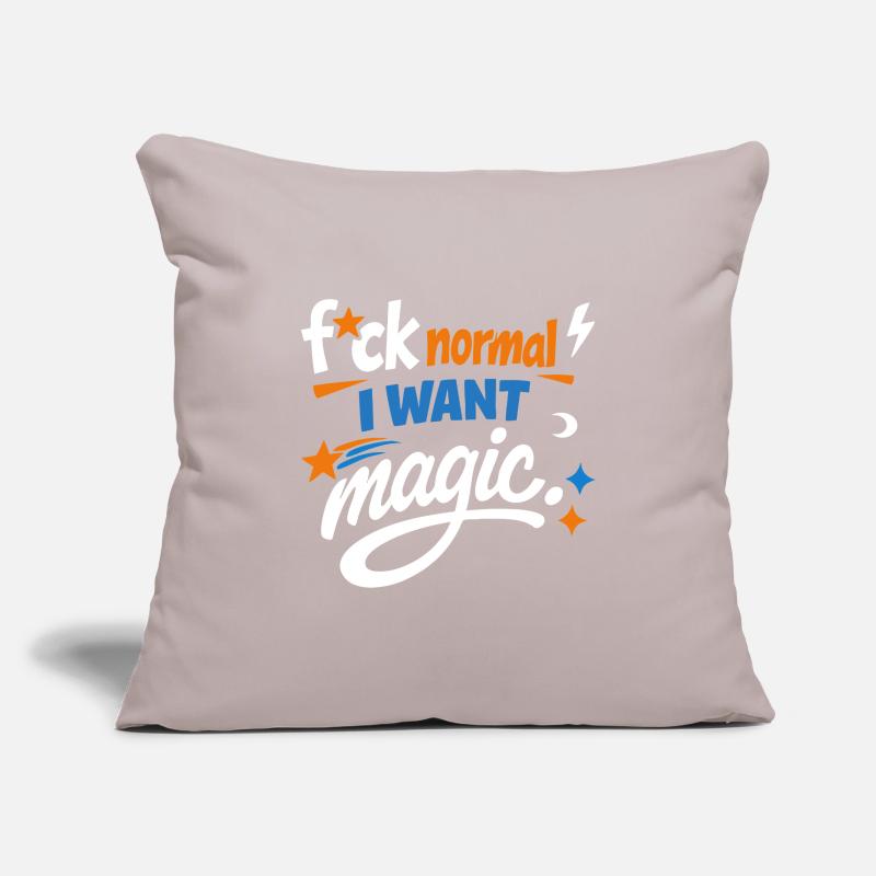 Magic instead of normality: Courageously colourful Sofa pillowcase 17,3'' x 17,3'' (45 x 45 cm)