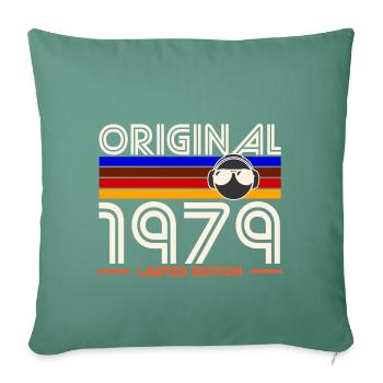 Original 1979 Retro Limited Edition - Sofa pillowcase 17,3'' x 17,3'' (45 x 45 cm) - cypress green - Front