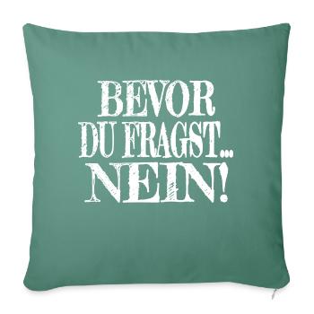 cool spaß bday miezekatze geschenkidee tier - Sofakissenbezug 45 x 45 cm - Tanngrün - Vorne