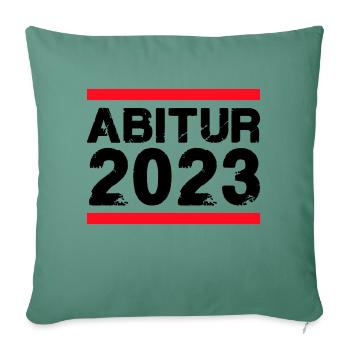 Abitur 2023 - Sofakissenbezug 45 x 45 cm - Tanngrün - Vorne