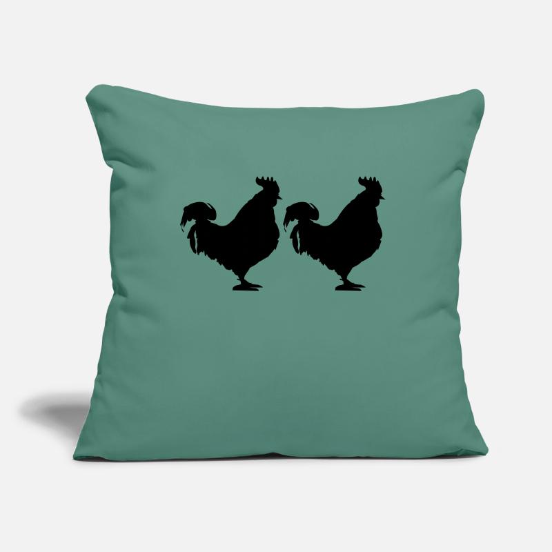 hahn 2 Sofakissenbezug 45 x 45 cm