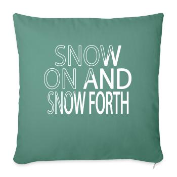 Heureux amant de dinosaure blague drôle citation drôle - Housse de coussin décorative 45 x 45 cm - vert sapin - Devant