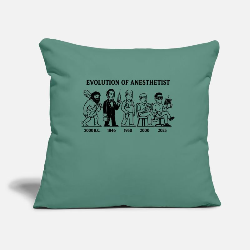 Évolution de l’anesthésiste - Médecin avec du style Housse de coussin décorative 45 x 45 cm
