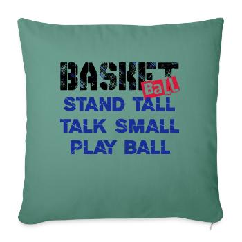 basketball 05 - Sofa pillowcase 17,3'' x 17,3'' (45 x 45 cm) - cypress green - Front