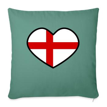 England - Sofa pillowcase 17,3'' x 17,3'' (45 x 45 cm) - cypress green - Front