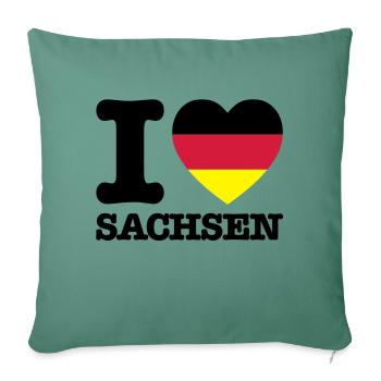 deutschland_sachsen_f3 - Sofa pillowcase 17,3'' x 17,3'' (45 x 45 cm) - cypress green - Front