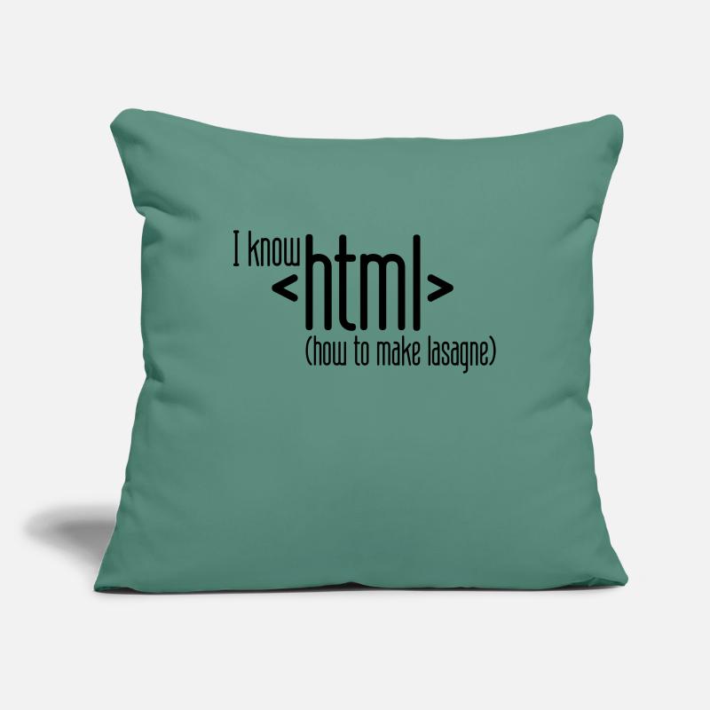 I know HTML Sofakissenbezug 45 x 45 cm