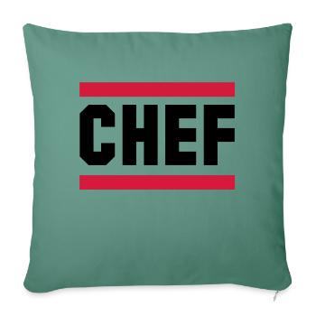 chef - Sofakissenbezug 45 x 45 cm - Tanngrün - Vorne