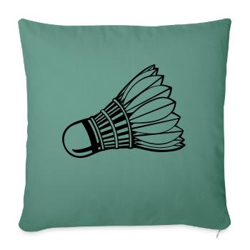 Shuttlecock - Sofa pillowcase 17,3'' x 17,3'' (45 x 45 cm) - cypress green - Front