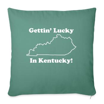 Gettin' Lucky In Kentucky School of Rock - Sofa pillowcase 17,3'' x 17,3'' (45 x 45 cm) - cypress green - Front
