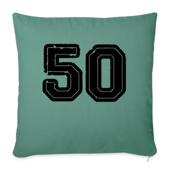 50 - Sofa pillowcase 17,3'' x 17,3'' (45 x 45 cm) - cypress green - Front