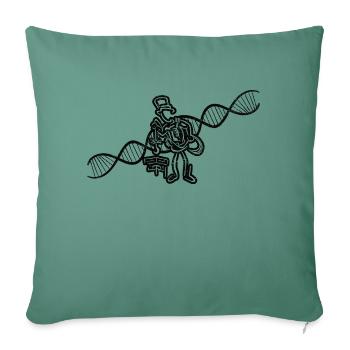Schornsteinfeger Kaminkehrer Geschenk Essenkehrer - Sofakissenbezug 45 x 45 cm - Tanngrün - Vorne