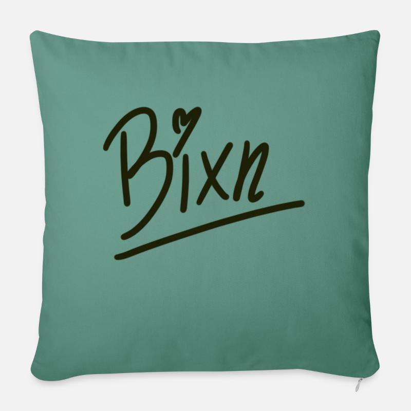 Bixn - Sofakissenbezug 45 x 45 cm - Tanngrün