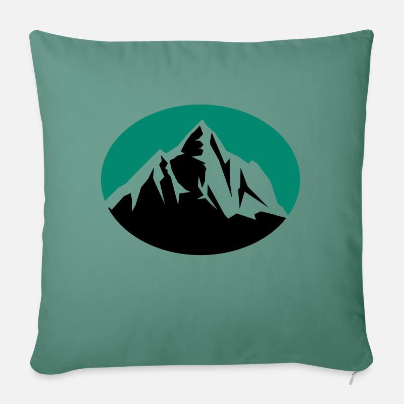 mountain - Sofakissenbezug 45 x 45 cm - Tanngrün
