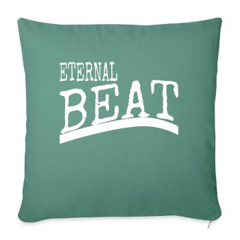 rhythm of life gift geek sayings rhythm - Sofa pillowcase 17,3'' x 17,3'' (45 x 45 cm) - cypress green - Front