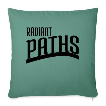 idée cadeau citation humour présent idée déclaration heureux - Housse de coussin décorative 45 x 45 cm - vert sapin - Devant