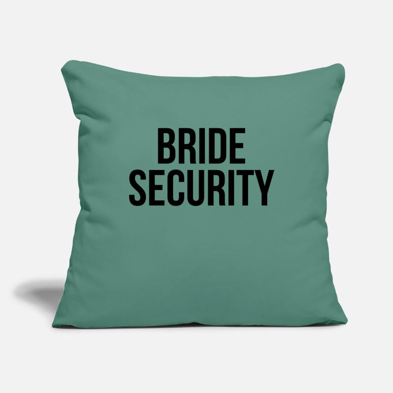 Bride security Sofa pillowcase 17,3'' x 17,3'' (45 x 45 cm)
