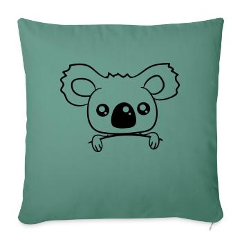 niedlich baby koala baer suess klein kind junges b - Sofakissenbezug 45 x 45 cm - Tanngrün - Vorne