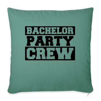 Bachelor Party Crew Design - Sofakissenbezug 45 x 45 cm - Tanngrün - Vorne