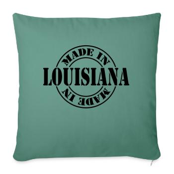 made in louisiana m1k2 - Sofa pillowcase 17,3'' x 17,3'' (45 x 45 cm) - cypress green - Front