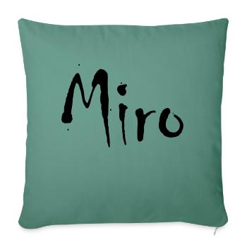 Miro - Sofa pillowcase 17,3'' x 17,3'' (45 x 45 cm) - cypress green - Front