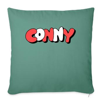 Conny - Sofakissenbezug 45 x 45 cm - Tanngrün - Vorne
