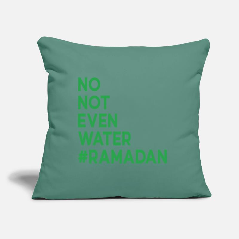 Nein nicht einmal Wasser Ramadan Sofakissenbezug 45 x 45 cm