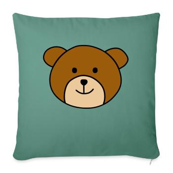 Cute bear - Sofakissenbezug 45 x 45 cm - Tanngrün - Vorne