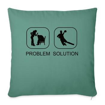 Handball Handball Player Handball Team Handball Fan - Sofa pillowcase 17,3'' x 17,3'' (45 x 45 cm) - cypress green - Front