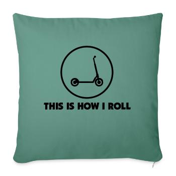 E-Scooter Scooter - Sofa pillowcase 17,3'' x 17,3'' (45 x 45 cm) - cypress green - Front