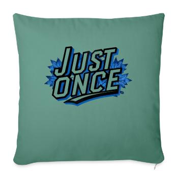 Les Maple Leafs juste une fois sombres - Housse de coussin décorative 45 x 45 cm - vert sapin - Devant