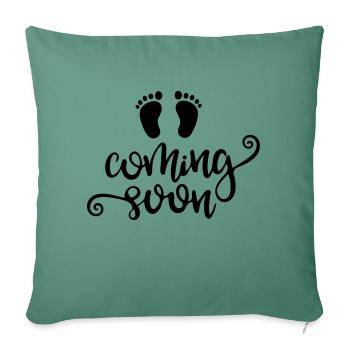 coming soon - Sofa pillowcase 17,3'' x 17,3'' (45 x 45 cm) - cypress green - Front
