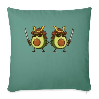 avocado samurai 2 - Sofakissenbezug 45 x 45 cm - Tanngrün - Vorne