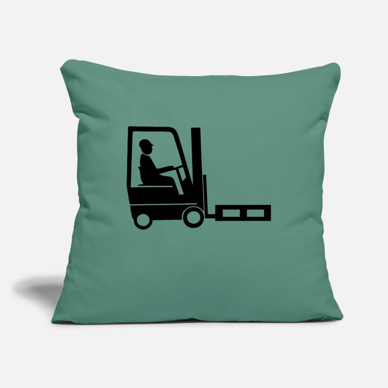 forklift driver Sofa pillowcase 17,3'' x 17,3'' (45 x 45 cm)