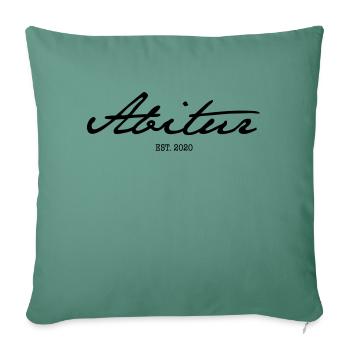 Abitur - Est. 2020 - Sofa pillowcase 17,3'' x 17,3'' (45 x 45 cm) - cypress green - Front