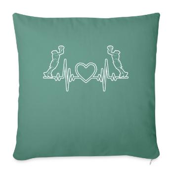 Basketball Basketball Basketball Lovers Club - Sofa pillowcase 17,3'' x 17,3'' (45 x 45 cm) - cypress green - Front
