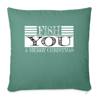Dinosaur Fan Bodybuilder Fairy Tail - Housse de coussin décorative 45 x 45 cm - vert sapin - Devant