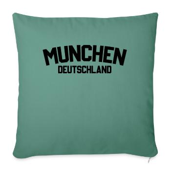 Munich Deutschland - Sofa pillowcase 17,3'' x 17,3'' (45 x 45 cm) - cypress green - Front