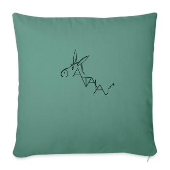 catala 2 - Housse de coussin décorative 45 x 45 cm - vert sapin - Devant