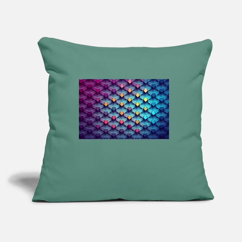 Abstract pattern Sofa pillowcase 17,3'' x 17,3'' (45 x 45 cm)