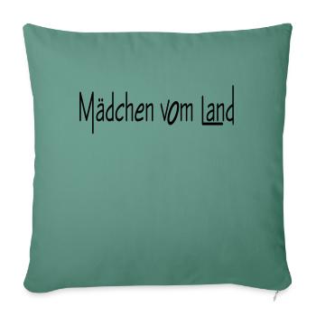 mädchen vom land - Sofakissenbezug 45 x 45 cm - Tanngrün - Vorne