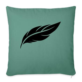 Source - Housse de coussin décorative 45 x 45 cm - vert sapin - Devant