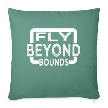Liberation Bday Imagination Exploration - Sofa pillowcase 17,3'' x 17,3'' (45 x 45 cm) - cypress green - Front