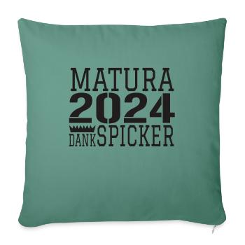 Matura Abi - Sofa pillowcase 17,3'' x 17,3'' (45 x 45 cm) - cypress green - Front